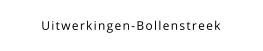 Uitwerkingen-Bollenstreek